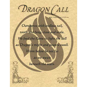 Dragon Call poster - Wiccan Place