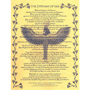 Epiphany of Isis poster - Wiccan Place
