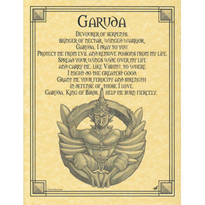 Garuda poster - Wiccan Place