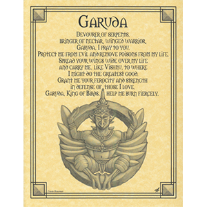 Garuda poster - Wiccan Place