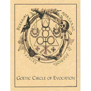 Goetic Circle poster - Wiccan Place