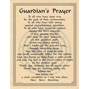 Guardian's Prayer poster - Wiccan Place