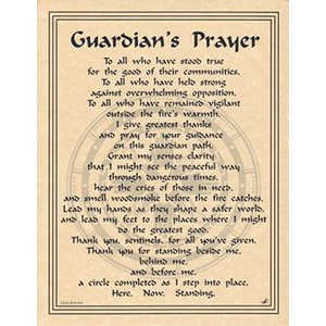 Guardian's Prayer poster - Wiccan Place
