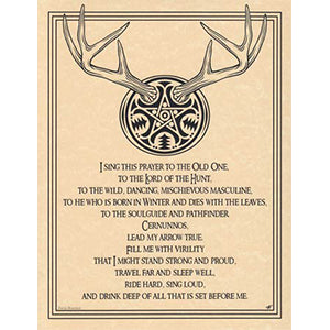 Horned Lord poster - Wiccan Place