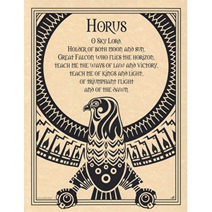 Horus poster - Wiccan Place