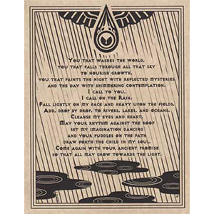 Rain Prayer poster - Wiccan Place