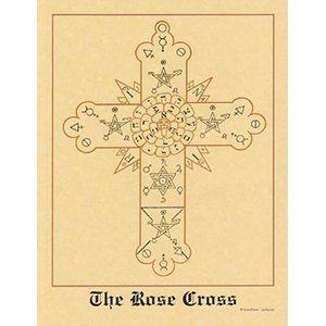 Rose Cross poster - Wiccan Place
