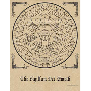 Sigillum Dei Aemeth poster - Wiccan Place