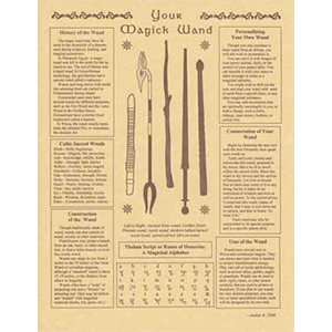 Your Magick Wand poster - Wiccan Place