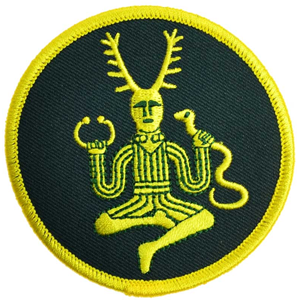 Cernunnos sew-on patch 3" - Wiccan Place