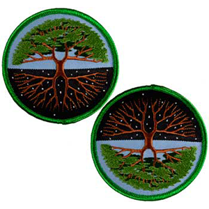Tree of Life iron-on patch 3" - Wiccan Place