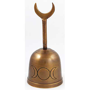 Moon altar bell 5" - Wiccan Place