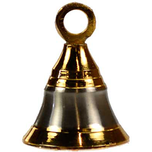 Brass Two Tone Bell 2" - Wiccan Place