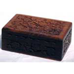 Handcrafted Box with Floral Design 4" x 6" - Wiccan Place