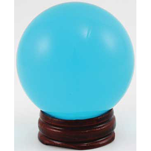 Aqua crystal ball 50 mm - Wiccan Place