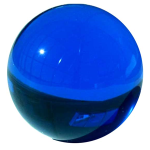 Blue gazing ball 80 mm - Wiccan Place
