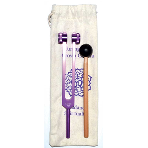 Crown Chakra (purple) tuning fork 8 1/2" - Wiccan Place