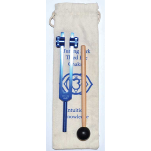 Third Eye chakra (dark blue) tuning fork 8 1/2" - Wiccan Place