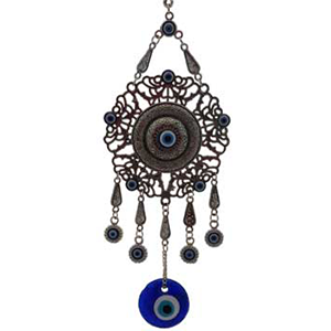 Flower Evil Eye wall hanging - Wiccan Place