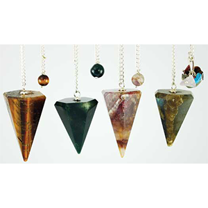 Assorted Faceted 6 side pendulum - Wiccan Place