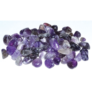 Amethyst tumbled chips 7-9mm 1 lb - Wiccan Place