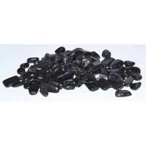 Tourmaline, Black tumbled chips 6-8 mm, 1 lb - Wiccan Place