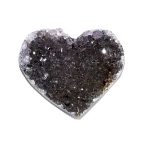Rainbow heart (B quality) 1"+ - Wiccan Place