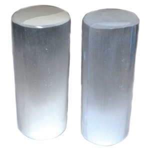 Selenite harmonizer (set of 2) 1 1/2" dia x 4" - Wiccan Place