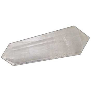 Double Terminated Quartz Point 2" 16 faceted - Wiccan Place