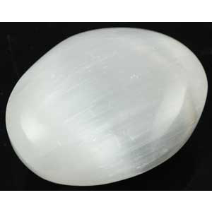 White Selenite Oval 2" - Wiccan Place