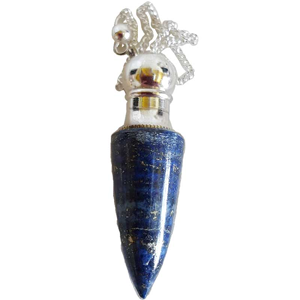 Lapis Lazuli Chambered pendulum - Wiccan Place