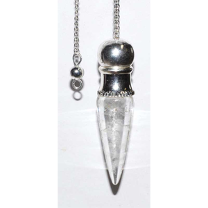 Quartz chambered pendulum - Wiccan Place