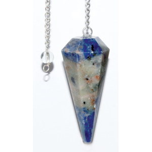 Sodalite 6-sided pendulum - Wiccan Place