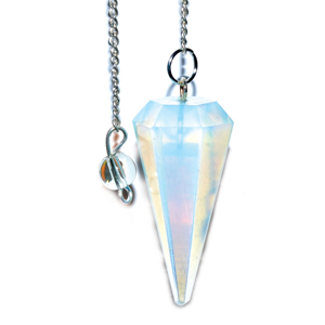 Opalite 6-sided pendulum - Wiccan Place