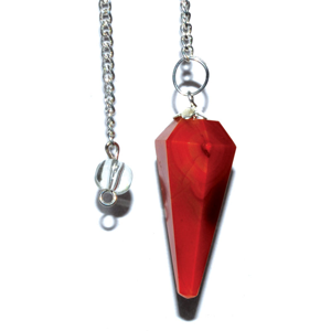 Red Carnelian 6-sided pendulum - Wiccan Place