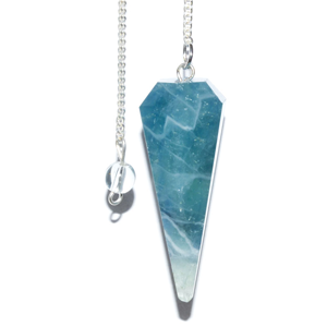 Green Fluorite 6-sided pendulum - Wiccan Place