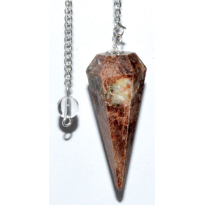 Garnet 6-sided pendulum - Wiccan Place