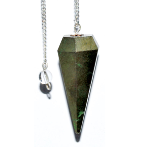 Pyrite 6-sided pendulum - Wiccan Place