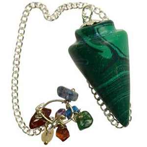 Malachite pendulum - Wiccan Place