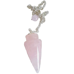 Rose Quartz pendulum - Wiccan Place