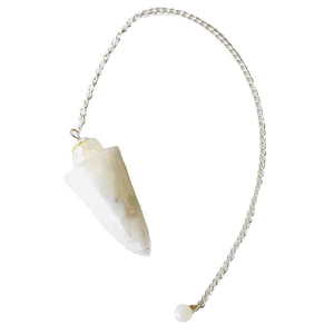 Rainbow Moonstone pendulum - Wiccan Place