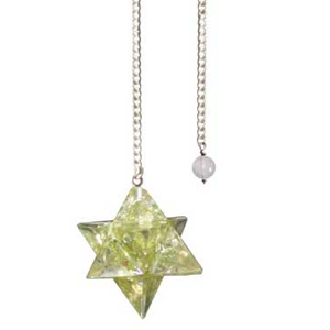 Merkabah Peridot Orgone pendulum - Wiccan Place