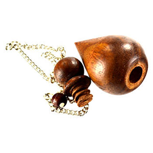 Wooden pendulum with Chamber - Wiccan Place