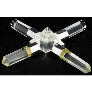 CLear QUARTZ Pyramid Generator 4 ELEMENTS - Wiccan Place