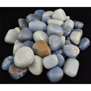 Angelite tumbled stones 1 lb - Wiccan Place