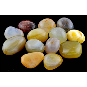 Banded Agate tumbled stones 1 lb - Wiccan Place