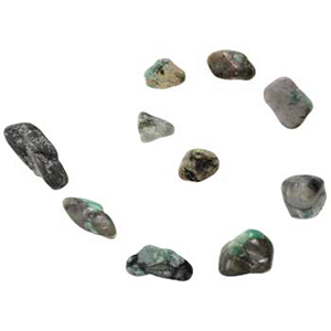 Emerald tumbled stones - Wiccan Place