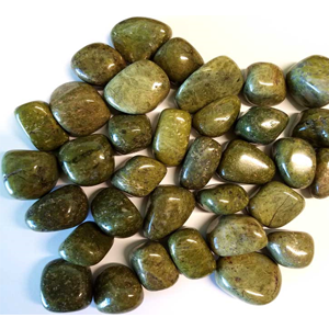 Epidote tumbled stones 1 lb - Wiccan Place