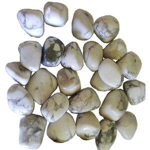 Howlite, White tumbled stones 1 lb - Wiccan Place