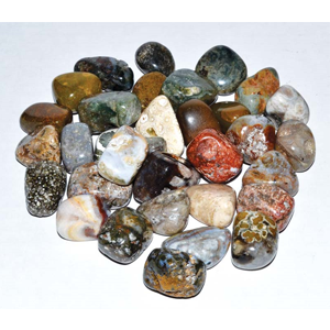 Jasper, Ocean tumbled stones 1 lb - Wiccan Place